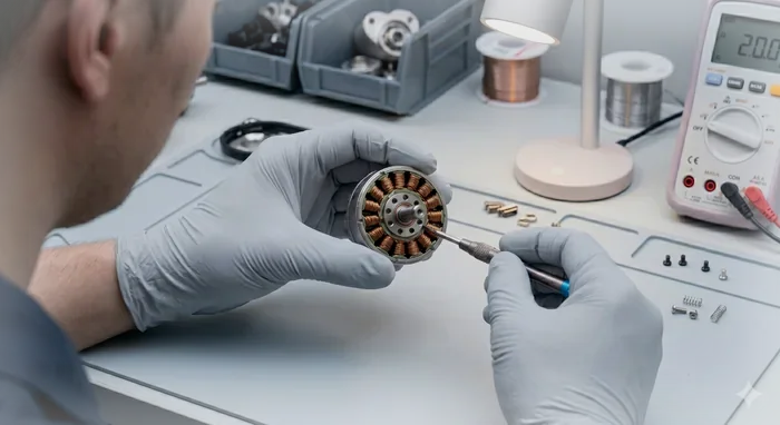 Motor assembly process